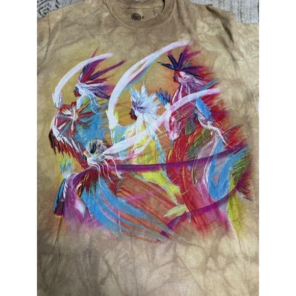 The Mountain Native American Graphic Tee Streetwear Medium - Picture 2 of 4